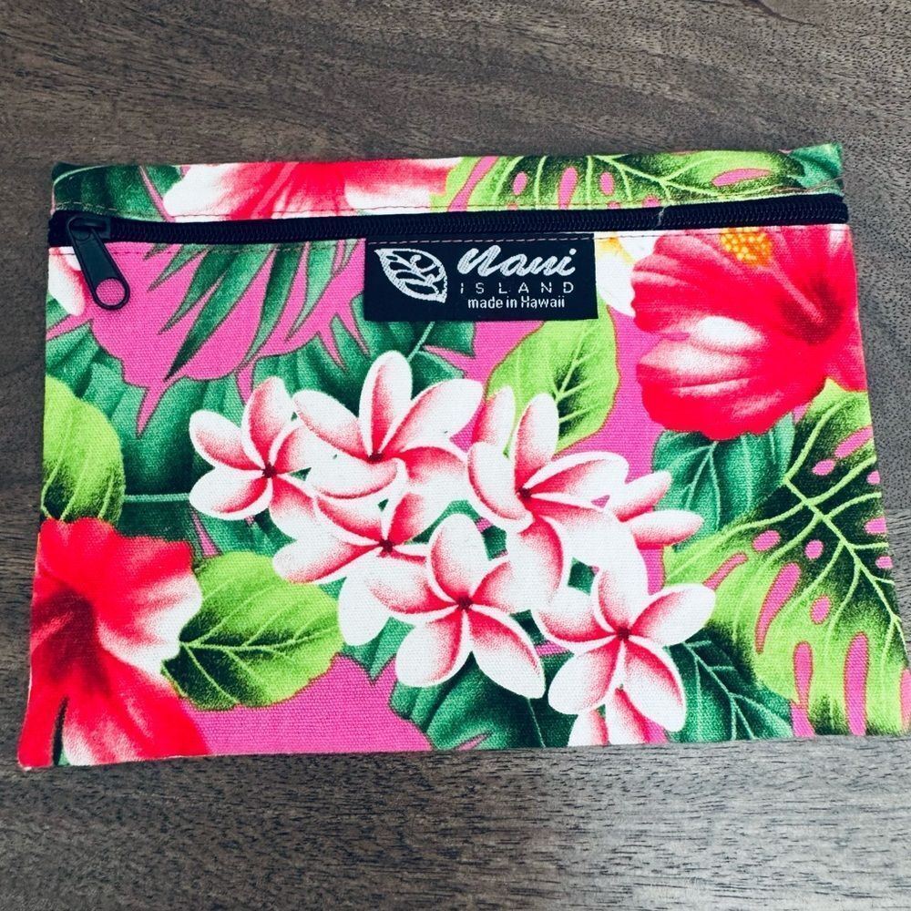 Nani Island Hawaii Floral Hibiscus Bag / Wallet Pouch